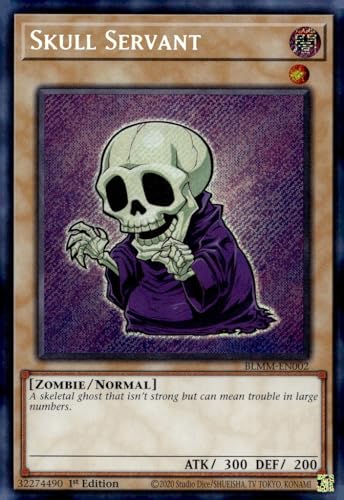 Skull Servant - BLMM-EN002 - Secret Rare - 1. Auflage Skull Servant - BLMM-EN002 - Secret Rare - 1. Auflage von YU-GI-OH!