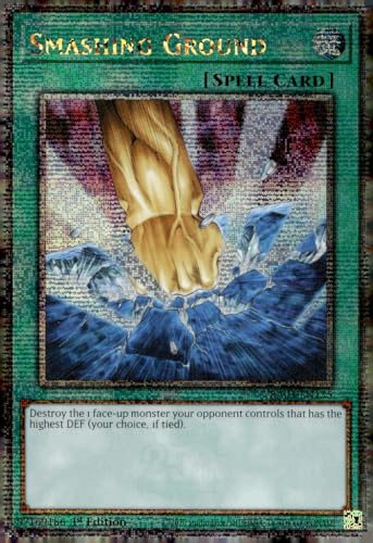 Smashing Ground (Quarter Century Secret Rare) – RA03-EN135 – Quarter Century Secret Rare – 1. Auflage von YU-GI-OH!