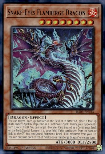 Snake-Eyes Flamberge Dragon (UR) - RA03-EN033 - Ultra Rare - 1. Auflage von YU-GI-OH!