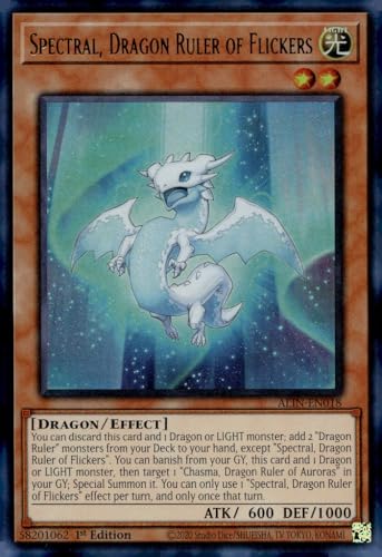 Spectral, Dragon Ruler of Flickers - ALIN-EN018 - Ultra Rare - 1. Auflage Spectral, Dragon Ruler of Flickers - ALIN-EN018 - Ultra Rare - 1. Auflage von YU-GI-OH!
