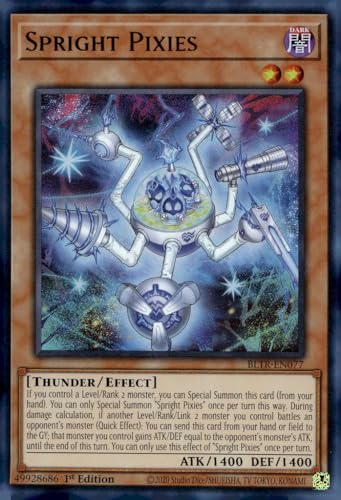 Spright Pixies - BLTR-EN077 - Ultra Rare - 1. Auflage Spright Pixies - BLTR-EN077 - Ultra Rare - 1. Auflage von YU-GI-OH!