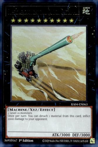 Superdreadnought Rail Cannon Gustav Max (UR) - RA04-EN063 - Ultra Rare - 1. Auflage von YU-GI-OH!