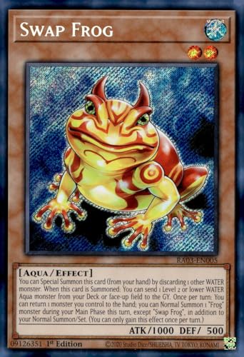 Swap Frog (Secret Rare) - RA03-EN005 - Secret Rare - 1. Auflage von YU-GI-OH!