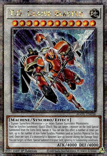 T.G. Glaive Blaster - AGOV-EN036 - Quarter Century Secret Rare - 1. Auflage T.G. Glaive Blaster - AGOV-EN036 - Quarter Century Secret Rare - 1. Auflage von YU-GI-OH!