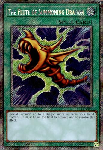 The Flute of Summoning Dragon (Platinum Secret Rare) – RA03-EN087 – Platinum Secret Rare – 1. Auflage von YU-GI-OH!