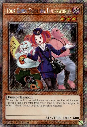 Tour Guide from The Underworld (Alternate Art) (Platinum Secret Rare) – RA04-EN157 – Platinum Secret Rare – 1. Auflage von YU-GI-OH!