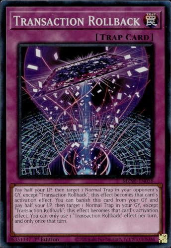 Transaction Rollback (CR) - MZMI-EN038 - Collector's Rare - 1st Edition von YU-GI-OH!