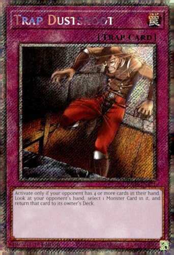 Trap Dustshoot (Platinum Secret Rare) – RA04-EN121 – Platinum Secret Rare – 1. Auflage von YU-GI-OH!