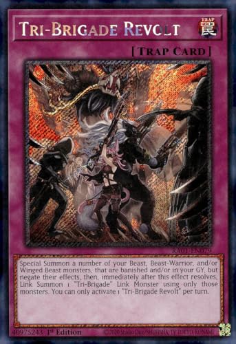 Tri-Brigade Revolt (Platinum Secret Rare) – RA01-EN079 – Platinum Secret Rare – 1. Auflage von YU-GI-OH!