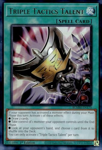 Triple Tactics Talent - BLMM-EN170 - Ultra Rare - 1. Auflage von YU-GI-OH!
