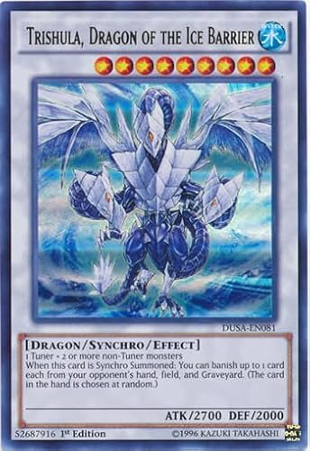 Trishula, Drache der Eisbarriere - DUSA-EN081 - Ultra Rare - 1. Auflage Trishula, Drache der Eisbarriere - DUSA-EN081 - Ultra Rare - 1. Auflage von YU-GI-OH!