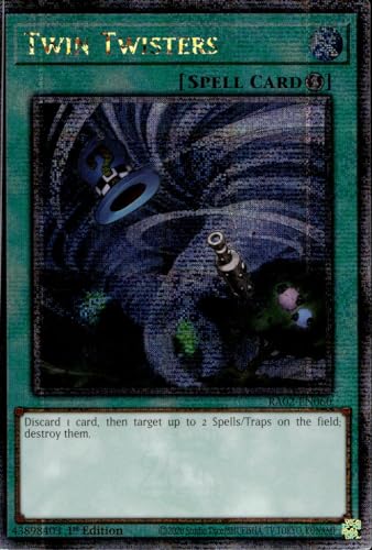 Twin Twisters (Quarter Century Secret Rare) – RA02-EN060 – Quarter Century Secret Rare – 1. Auflage von YU-GI-OH!