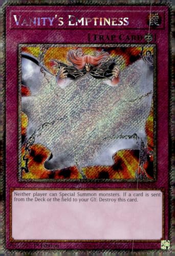 Vanity's Emptiness (Platinum Secret Rare) – RA03-EN246 – Platinum Secret Rare – 1. Auflage von YU-GI-OH!