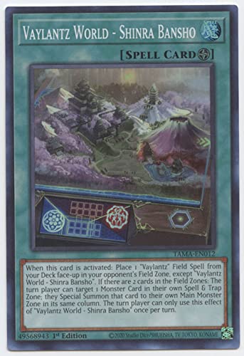 Vaylantz World - Shinra Bansho - TAMA-EN012 - Super Rare - 1. Auflage Vaylantz World - Shinra Bansho - TAMA-EN012 - Super Rare - 1. Auflage von YU-GI-OH!