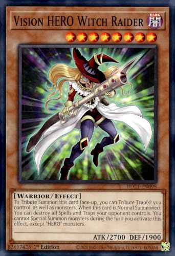 Vision Hero Witch Raider - BLC1-EN098 - Common - 1. Auflage von YU-GI-OH!