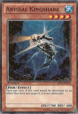 YU-GI-OH! - Abyssal Kingshark (BP01-EN155) - Battle Pack: Epic Dawn - Unlimited Edition - Starfoil Rare von YU-GI-OH!