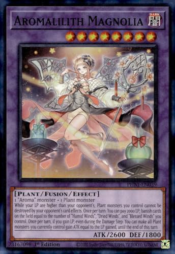 YU-GI-OH! Aromalilith Magnolia - PHNI-EN039 - Super Rare - 1. Auflage von YU-GI-OH!