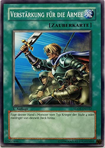 YU-GI-OH! Verstärkung für die Armee 1. Auflage SDDE-DE022 [Common] Deutsch [NM] von YU-GI-OH!