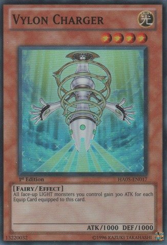 YU-GI-OH! - Vylon Charger (HA05-EN017) - Hidden Arsenal 5 - Unlimited Edition - Super Rare von YU-GI-OH!