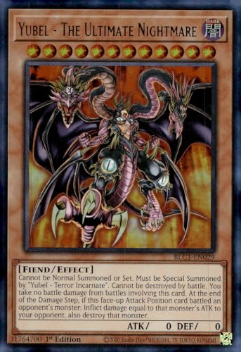 YU-GI-OH! Yubel - The Ultimate Nightmare - Silber - Ultra Rare - 1. Auflage - Yu-Gi-Oh! Trading Card Game Single - Sammlungskarte - 1 Stück YU-GI-OH! Yubel - The Ultimate Nightmare - Silber - Ultra Rare - 1. Auflage - Yu-Gi-Oh! Trading Card Game Single - Sammlungskarte - 1 Stück von YU-GI-OH!