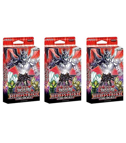 Yu-Gi-Oh 3x Factory Sealed HERO Strike Structure Deck Structure Deck [Sealed Deck] von YU-GI-OH!