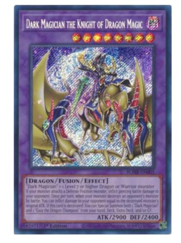 Yu Gi Oh Dark Magician The Knight of Dragon Magic Secret Rare BLMR-EN001 Near-Mint 1st Edition Sammelkarte Yu Gi Oh Dark Magician The Knight of Dragon Magic Secret Rare BLMR-EN001 Near-Mint 1st Edition Sammelkarte von YU-GI-OH!