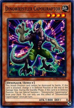 Yu-Gi-Oh! - Dinowrestler Capoeiraptor - SOFU-EN006 - Soul Fusion - Unlimited Edition - Common von YU-GI-OH!