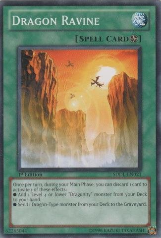 Yu-Gi-Oh! - Dragon Ravine (SDDL-EN021) - Structure Deck: Dragunity Legion - Unlimited Edition - Common by Yu-Gi-Oh! von YU-GI-OH!