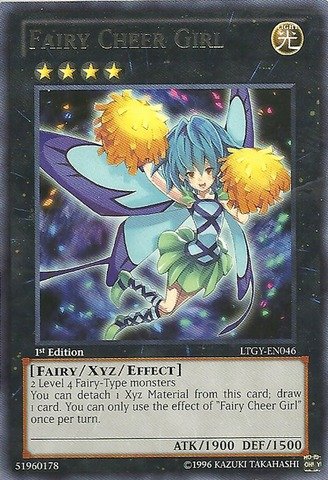 Yu-Gi-Oh! - Fairy Cheer Girl (LTGY-EN046) - Lord of the Tachyon Galaxy - 1st Edition - Rare von YU-GI-OH!