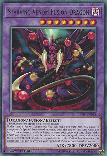 Yu-Gi-Oh! - Hungernder Venom Fusion Dragon - LED5-EN052 - Rare - 1. Auflage - Legendary Duelists: Immortal Destiny von YU-GI-OH!