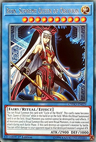 Yu-Gi-Oh! - Ruin, Supreme Queen of Oblivion - CYHO-EN029 - Rare - 1st Edition - Cybernetic Horizon Yu-Gi-Oh! - Ruin, Supreme Queen of Oblivion - CYHO-EN029 - Rare - 1st Edition - Cybernetic Horizon von YU-GI-OH!