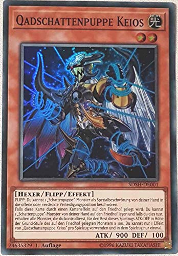 Yu-Gi-Oh SDSH-DE001 Qadschattenpuppe Keios Super Rare Deutsch 1. Auflage Yu-Gi-Oh SDSH-DE001 Qadschattenpuppe Keios Super Rare Deutsch 1. Auflage von YU-GI-OH!