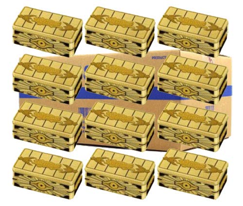 Yugioh 2019 Gold Sarcophagus Mega Tin Box mit 12 Dosen (36 Mega Booster Packs) von YU-GI-OH!