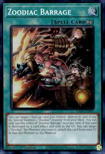 Zoodiac Barrage – RA04-EN091 – Super Rare – 1. Auflage Zoodiac Barrage – RA04-EN091 – Super Rare – 1. Auflage von YU-GI-OH!