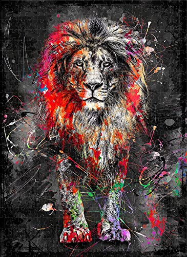 1000 Teile Puzzle Doodle Buntes Löwe Geschenk für die ganze Familie 1000 Teile Puzzle Doodle Buntes Löwe Geschenk für die ganze Familie von YU GONG FANG
