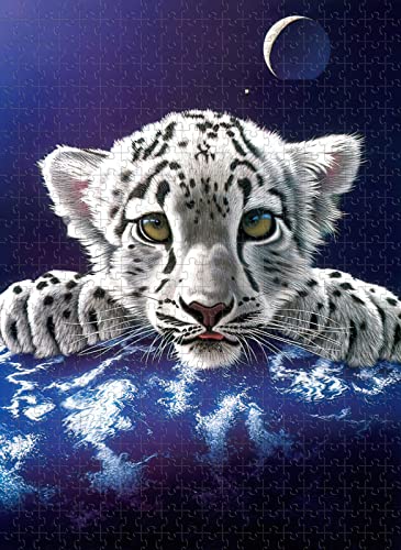 2000 Teile Puzzle Fantasy White Tiger Challenge Impossible Toys von YU GONG FANG