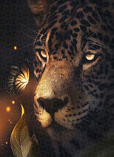 500 Teile Puzzle Night Tiger Puzzle Ideal für Entspannung und Meditation Lernspiel von YU GONG FANG