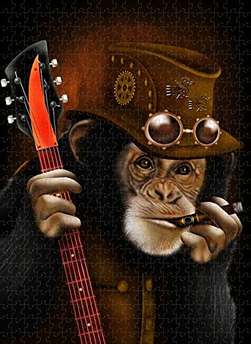 5000 Teile Puzzle Gitarre AFFE Puzzle Holzspielzeug Geschenk Wohnkultur 5000 Teile Puzzle Gitarre AFFE Puzzle Holzspielzeug Geschenk Wohnkultur von YU GONG FANG