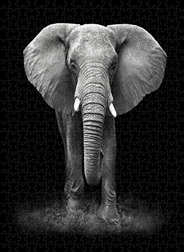 Erwachsenenpuzzle 1000 Teile Schwarz-Weiß-Elefant Intelligenzentwicklung für Kinder Erwachsenenpuzzle 1000 Teile Schwarz-Weiß-Elefant Intelligenzentwicklung für Kinder von YU GONG FANG