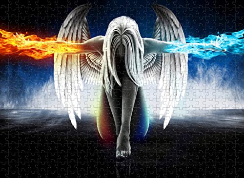 Holzpuzzle 5000 Teile Ice Fire Angel Herausforderndes Puzzle Holzpuzzle 5000 Teile Ice Fire Angel Herausforderndes Puzzle von YU GONG FANG