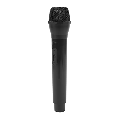 YUEHISY Fake Microfon, Prop Kids Mic für Karaoke -Bühnenfotografie -Party, Langlebiges Plastikspielzeug mit Simulationsdesign, Tragbares Leichtgewicht (Black) von YUEHISY