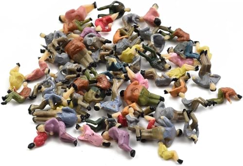 YUETTYY 60 PCS Gemalte Modell Figur, Menschen Figuren Alle Sitzenden 1:87 Gemalte Figuren Passagier HO Maßstab Sitzen Menschen Figuren & Dekoration Teile Modell YUETTYY 60 PCS Gemalte Modell Figur, Menschen Figuren Alle Sitzenden 1:87 Gemalte Figuren Passagier HO Maßstab Sitzen Menschen Figuren & Dekoration Teile Modell von YUETTYY