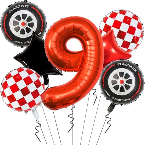 Car Geburtstagsdeko 9 Jahre,Auto Deko 9. geburtstag Junge,Folienballon Auto Geburtstag,Folienballon Zahl 9,Kindergeburtstag Deko 9 jahre,9 Jahr Rennauto Luftballons Junge Geburtstag Party Car Geburtstagsdeko 9 Jahre,Auto Deko 9. geburtstag Junge,Folienballon Auto Geburtstag,Folienballon Zahl 9,Kindergeburtstag Deko 9 jahre,9 Jahr Rennauto Luftballons Junge Geburtstag Party von YUEXNKO