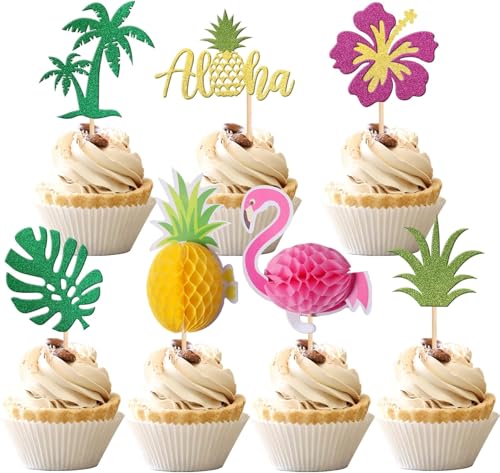 Hawaii Strand Pool Cake Toppers, Strand Tortendekorationen, Pool Strand Cake Topper, Sommer Strand Pool Tortendeko (Farbe B) von YUEXNKO