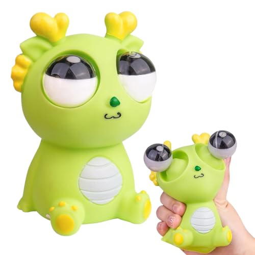 Squishy Squeeze Toys, Stress Spielzeug, Popping Out Eyes Squeeze Toys, Stress Squeeze Spielzeug, Squishy Fidget Toys, Popping Out Augen Squeeze Spielzeug, Kinder Geschenktütenfüller (Grün) von YUEXNKO