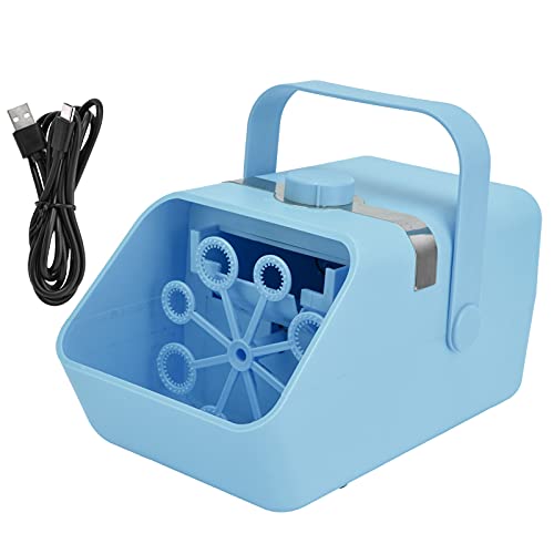 Yueyashux Electric Bubble Machine Automatische Blasenblasenspielzeug mit USB -Kraft für die Innenräume im Freien im Freien (Blau) von YUEYASHUX
