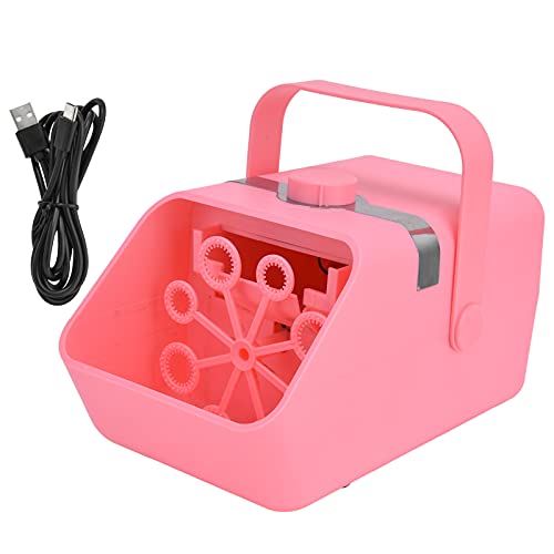 Yueyashux Electric Bubble Machine Automatische Blasenblasenspielzeug mit USB -Kraft für die Innenräume im Freien im Freien (Rosenate) von YUEYASHUX