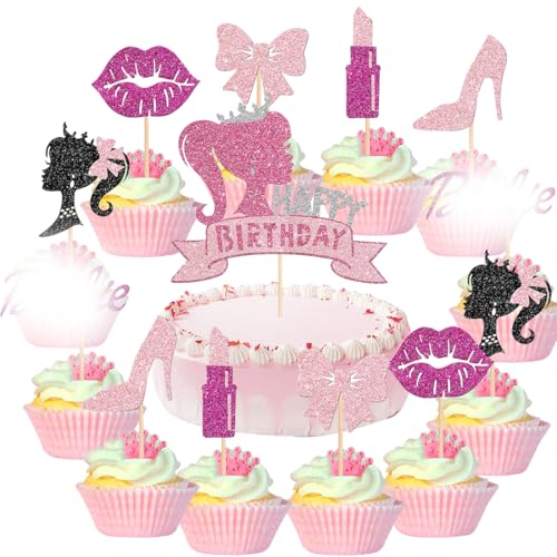 Prinzessin Tortendeko Geburtstag Mädchen, Cupcake Topper, Prinzessin Torten Deko Mädchen, Prinzessin Muffins Deko, Barbi Geburtstag Deko für Mädchen,13 Stücke Prinzessin Tortendeko Geburtstag Mädchen, Cupcake Topper, Prinzessin Torten Deko Mädchen, Prinzessin Muffins Deko, Barbi Geburtstag Deko für Mädchen,13 Stücke von YUEcthynous