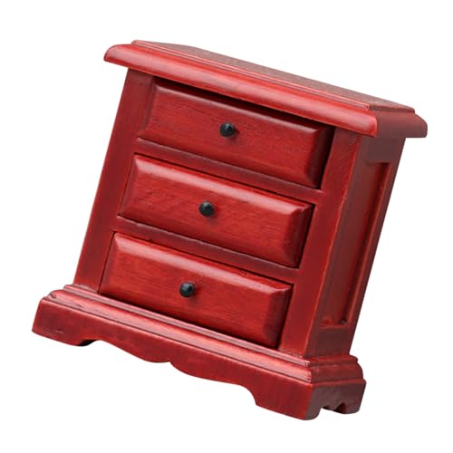 1/12 Skala Dollhouses Nachttisch Mit Funktionaler Schubladen Miniaturmöbelmodell Figur Für Handwerksprojektdekoration 1/12 Skala Dollhouses Nachttisch Mit Funktionaler Schubladen Miniaturmöbelmodell Figur Für Handwerksprojektdekoration von YUGSHNKFC
