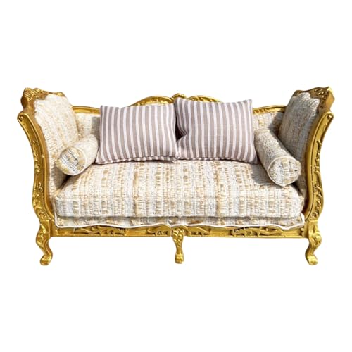 1/12 Skala Modernes Miniatursofa Realistische Holzpuppenhäuser Möbel Für Schlafzimmer Wohnzimmer 1/12 Skala Modernes Miniatursofa Realistische Holzpuppenhäuser Möbel Für Schlafzimmer Wohnzimmer von YUGSHNKFC